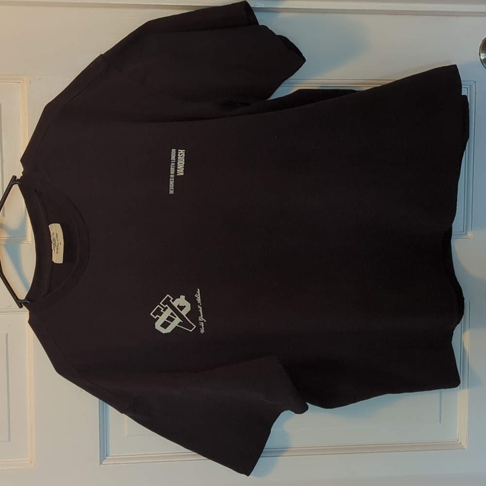 Vanquish Better Than Yesterday Bodybuilding Black Boxy Oversized T Shirt